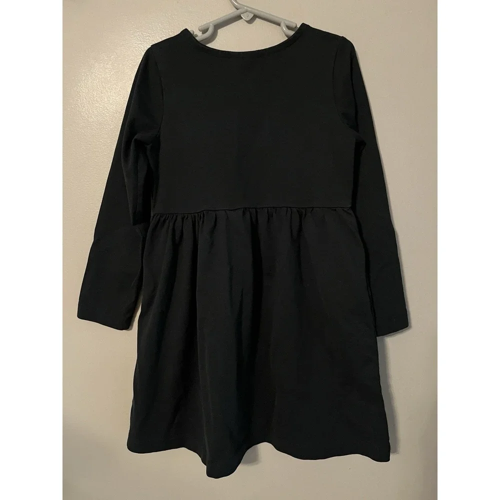 Hanna Andersson Ballet Dancers Dress Ballerina Pockets‎ Girl's Size 6-7 Black